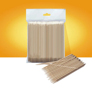Staleks Orange stick for manicure, wooden 150 mm (100 pcs) Orange sticks Staleks 