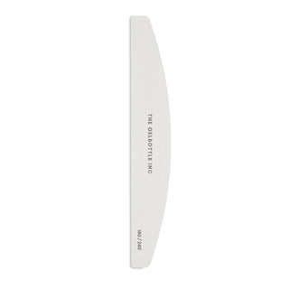 TGB 180/240 White Half Moon Nail File 5 Pack THE GELBOTTLE 