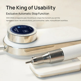 O NAIL Pro Max AI Precision Portable Nail Drill White – 50,000 RPM Drill machine O NAIL 