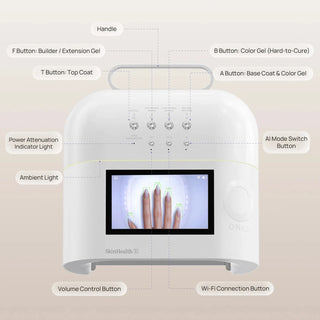 O NAIL AI LED UV Cordless Lamp Pro Max, Pink Tools O NAIL 