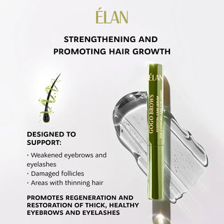 ELAN «GOGO BROWS» Eyebrow & Eyelash Care Serum, 4.5 ml Brow & Lash Care ELAN