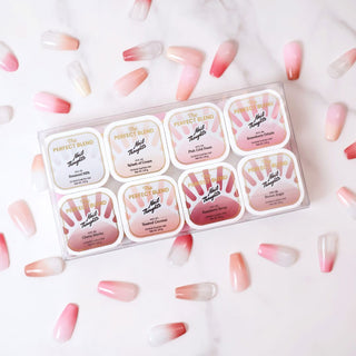 Nail Thoughts The Perfect Blend Ombré Cushion Gel & Mini Sponges Set Color Gel Collection Nail Thoughts 