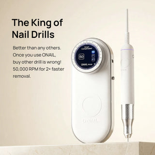 Open box (see description) O NAIL AI Precision Portable Nail Drill Pro Max White – 50k RPM (single handpiece) Drill machine O NAIL