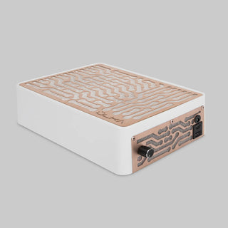 ULKA Nano White with Pink Gold Grill nail dust collector ULKA Dust collector ULKA