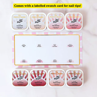 Nail Thoughts The Perfect Blend Ombré Cushion Gel & Mini Sponges Set Color Gel Collection Nail Thoughts 