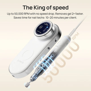 O NAIL AI Smart Pro Set — LED UV Lamp + 50K Drill (Single Handpiece), White Tools O NAIL