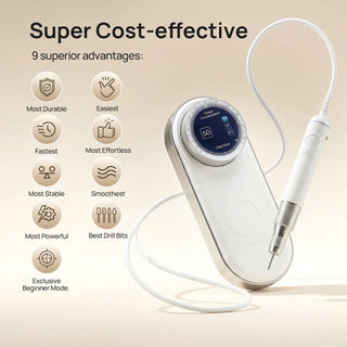 O NAIL AI Smart Pro Set — LED UV Lamp + 50K Drill (Single Handpiece), White Tools O NAIL