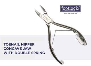 Footlogix Toenail Nipper Concave Jaw with Double Spring Footlogix 
