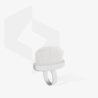Staleks Finger Ring Mini Manicure brush EXPERT 03 for dust removal (10 pcs) Nail dust brush Staleks 