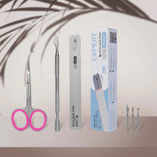 Staleks Pro SMART Beginner Nail Set with Cuticle Scissors & E-File Bits Scissors Staleks 