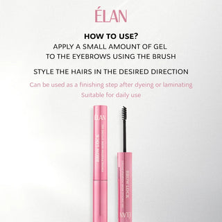 ELAN «BROW LOCK» Strong Hold Brow Styling Gel, 4.5 ml Brow & Lash Care ELAN