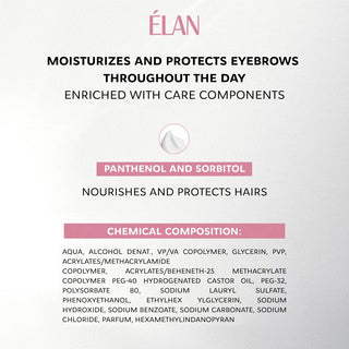 ELAN «BROW LOCK» Strong Hold Brow Styling Gel, 4.5 ml Brow & Lash Care ELAN