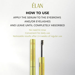 ELAN «GOGO BROWS» Eyebrow & Eyelash Care Serum, 4.5 ml Brow & Lash Care ELAN
