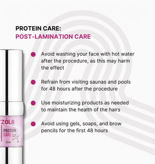 ZOLA Pink Lamination System 03 Protein Care, 10 ml Eyebrow & Lash lamination ZOLA 