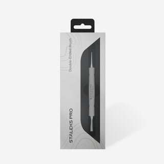 Staleks Double-ended brush EXCLUSIVE 06/11 for gel 11 mm / liner 12 mm Brushes Staleks