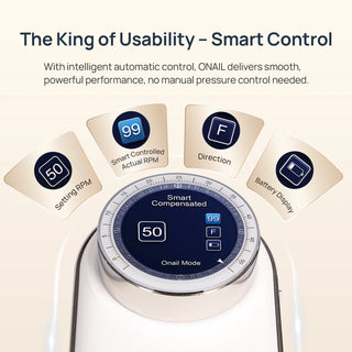 O NAIL AI Smart Pro Set — LED UV Lamp + 50K Drill (Single Handpiece), White Tools O NAIL