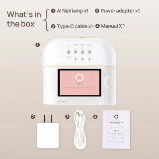 O NAIL AI Smart Pro Set — LED UV Lamp + 50K Drill (Single Handpiece), White Tools O NAIL