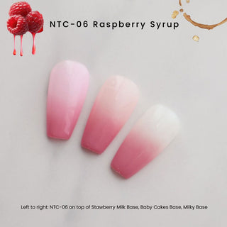 Nail Thoughts NTC-06 Raspberry Syrup Ombré Cushion Gel Cushion Gel Nail Thoughts 