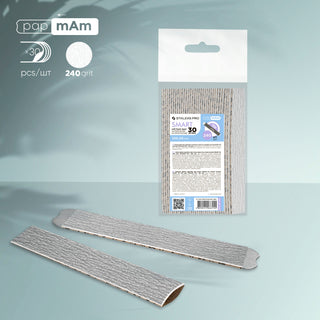 Staleks Disposable files papmAm on a soft foam layer SMART 20 240 grit (30 pcs)