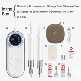 O NAIL AI Precision Portable Nail Drill – 50,000 RPM Drill machine O NAIL 