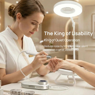 O NAIL Pro Max AI Precision Portable Nail Drill White – 50,000 RPM Drill machine O NAIL 