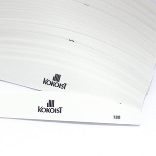 Kokoist Pack of 20 Replaceable White Half Moon Files, 180 grit Files KOKOIST