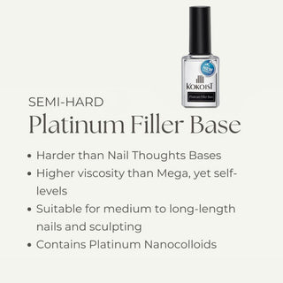 Kokoist Platinum Filler Base 15ml Base Gel KOKOIST 