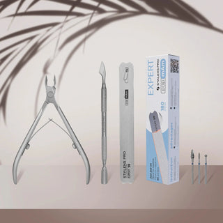 Staleks Pro SMART Beginner Nail Set with Cuticle Nippers & E-File Bits Scissors Staleks 