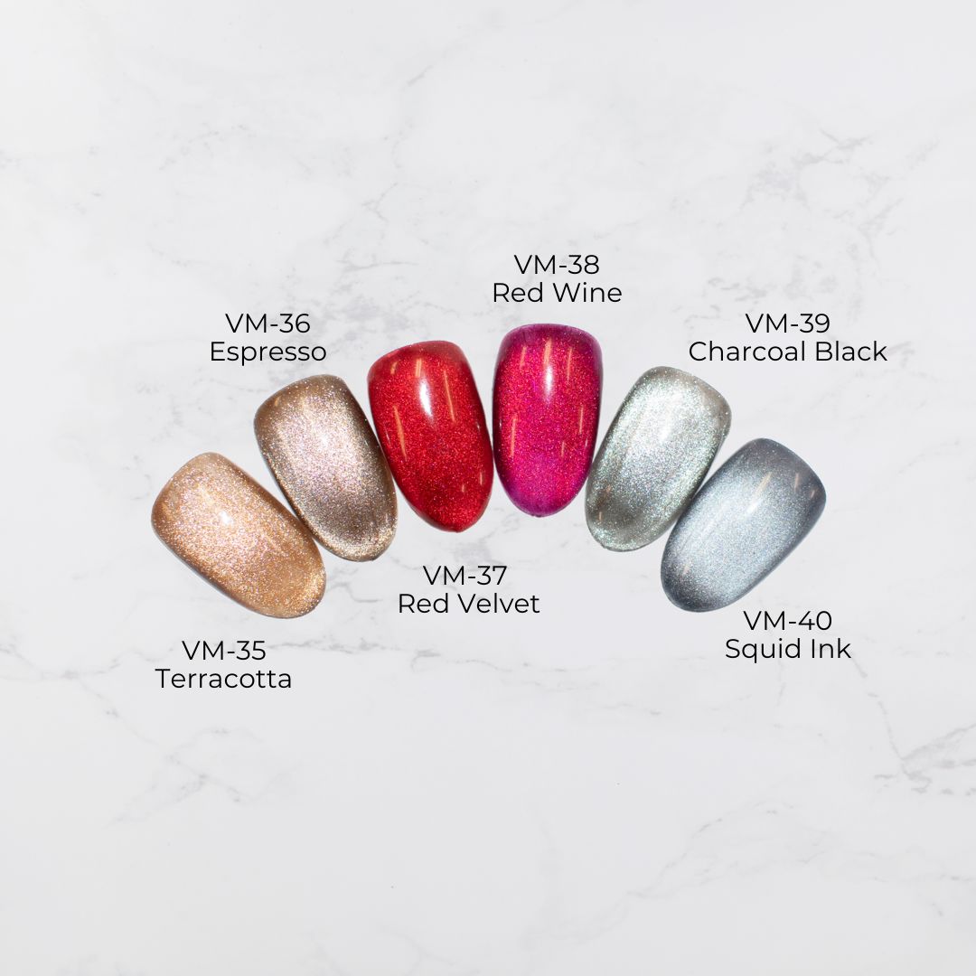 KOKOIST Velvet Magnet ネイルカラー 6本セット Kokoist Velvet Magnet Gel Set of 6 (10 ml) – Velvet Cat Eye