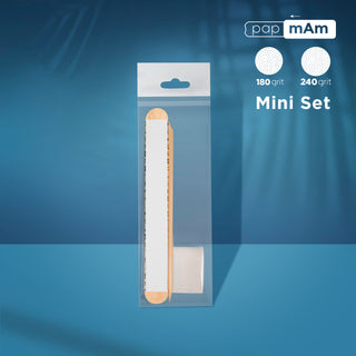Staleks Disposable set (papmAm Mix on a wooden base 100/180 grit, buff 180/240 grit, orange stick 110 mm)
