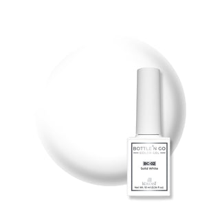 Kokoist Bottle 'N Go BC-02 Solid White Color Gel KOKOIST
