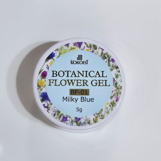 Kokoist Botanical Flower Gel Milky Blue, 5g Color Gel KOKOIST