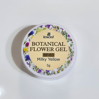 Kokoist Botanical Flower Gel Milky Yellow, 5g Color Gel KOKOIST