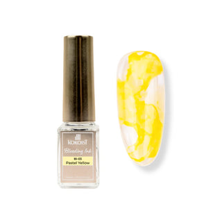 Kokoist BI-03 Bleeding Ink, Pastel Yellow Nail Art KOKOIST