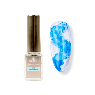Kokoist BI-06 Bleeding Ink, Pastel Blue Nail Art KOKOIST