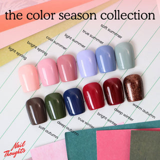 Nail Thoughts Color Season Collection, set of 12, 10 ml Color Gel Collection Nail Thoughts 