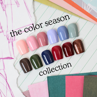 Nail Thoughts Color Season Collection, set of 12, 10 ml Color Gel Collection Nail Thoughts