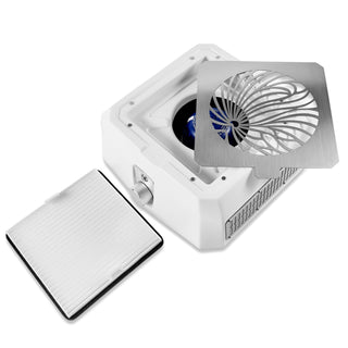 MicroStop Base Pro White nail dust collector Dust Collector MicroSTOP