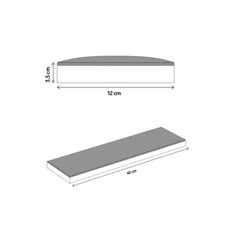 Shemax Hand Rest Comfort Mini White — Nail table for in-table dust collector Arm rest Shemax