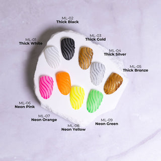 Kokoist ML-03 Markers Line Non Wipe Color Gel Thick Gold Color Gel KOKOIST 