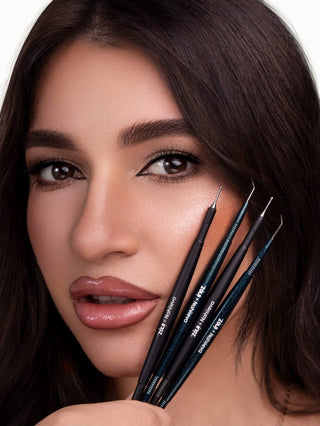 ZOLA x Nahiieva Multifunctional Lash Tool, Green Metal Comb Applicator ZOLA