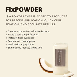 ELAN «FixPowder» Lash Lift Fixing Powder, 9 g Lash Lift ELAN 