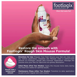 Footlogix Rough Skin Formula Mousse, 125 ml Footlogix 