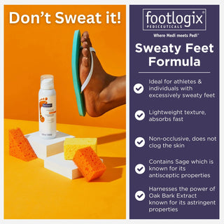 Footlogix Sweaty Feet Formula Mousse, 125 ml Footlogix 