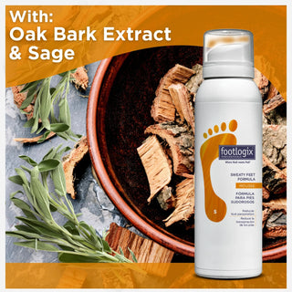 Footlogix Sweaty Feet Formula Mousse, 125 ml Footlogix 