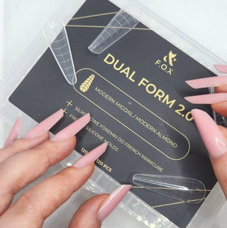 F.O.X Decking Nail form 2.0 Modern Almond (120 pcs) Nail Forms F.O.X 