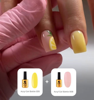 F.O.X Acryl Gel Bottle 008, 30 ml Acryl Gel F.O.X