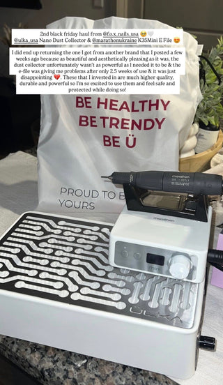 (pre order) ULKA Nano White nail dust collector ULKA Dust collector ULKA