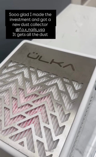 ULKA Handy White nail dust collector ULKA Dust collector ULKA 