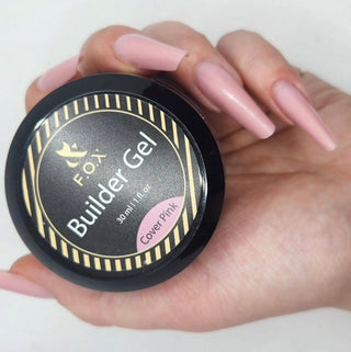 F.O.X Builder Gel (thick viscosity Hard Gel) Cover Pink, 50 ml builder gel F.O.X